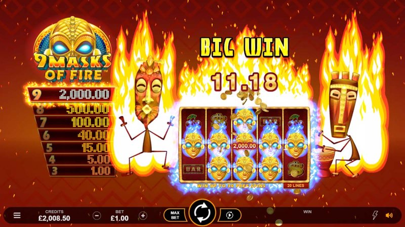 Comment choisir le casino idéal pour jouer à 9 Masks of Fire - aperçu
